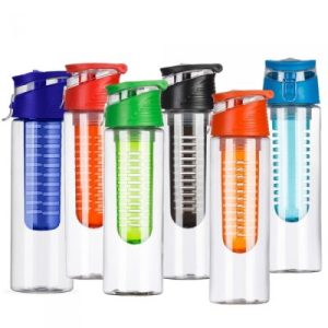 SQUEEZE PLÁSTICO 700ML COM INFUSOR COLORIDOS- brindes personalizados em caxias do sul,brindes sorgato, brindes com o melhor custo beneficio