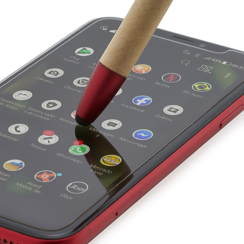 S708P CANETA ECOLÓGICA TOUCH COM SUPORTE - Imagem 2