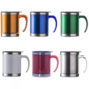 S6520 - CANECA ACRÍLICA COM TAMPA 400 ML